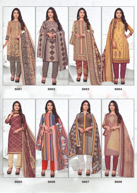 Ganeshji Albeli 5 Regular Wear Cotton Printed Designer Dress Material Collection